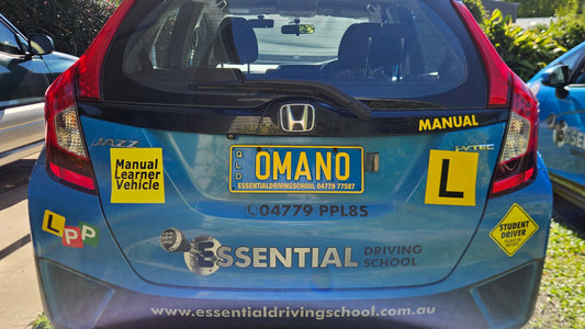 Manual Learner Vehicle Magnetic Plate