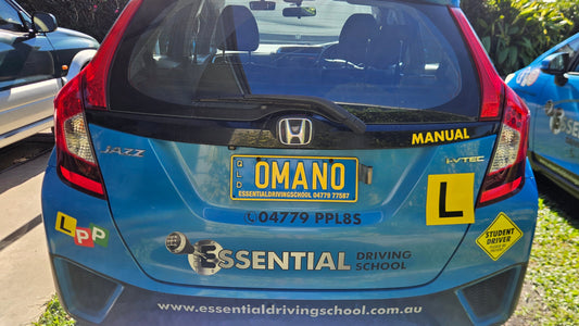 Learner License Magnetic Plate