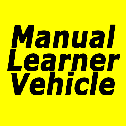 Manual Learner Vehicle Magnetic Plate